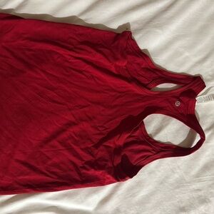 lululemon athletica Red Tank Top